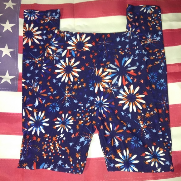LuLaRoe Other - LuLaRoe Americana Kids Leggings #187